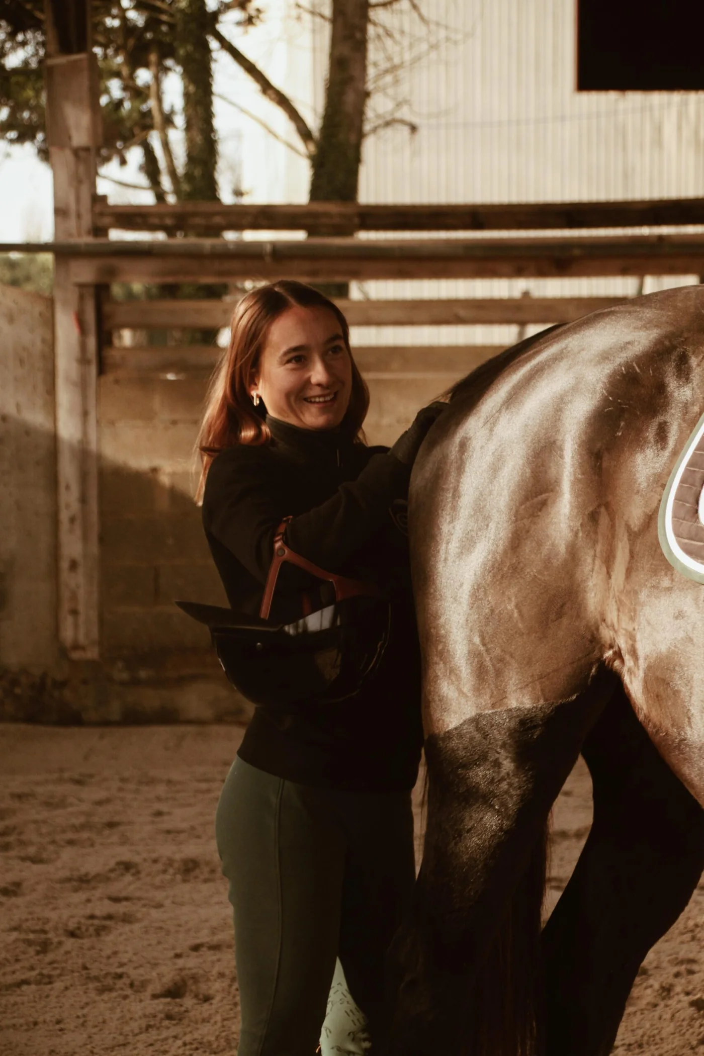 Myrtille Zimelka, enseignante BPJEPS équitation